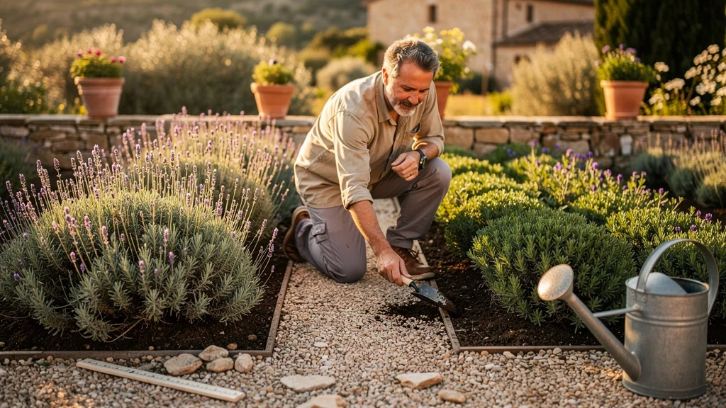 Plantation de lavandes en mars et en octobre, comparaison de croissance et reprise au jardin