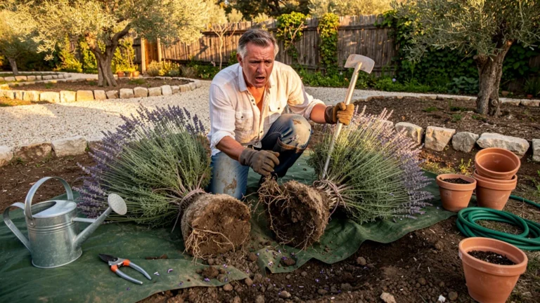 Transplanter des lavandes adultes après 4 ans : choc du déracinement au jardin